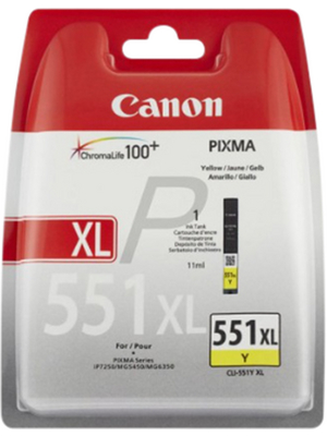 Canon Inc - 6446B001 - Ink cartridge XL CLI-551Y XL yellow, 6446B001, Canon Inc