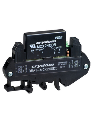 Crydom - DRA1-MCXE240D5 - Solid state relay single phase 15...32 VDC, DRA1-MCXE240D5, Crydom