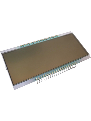 Display Elektronik - DE 158-TU-30/8,4 - 7-segment LCD 25.4 mm 1 x 4, DE 158-TU-30/8,4, Display Elektronik