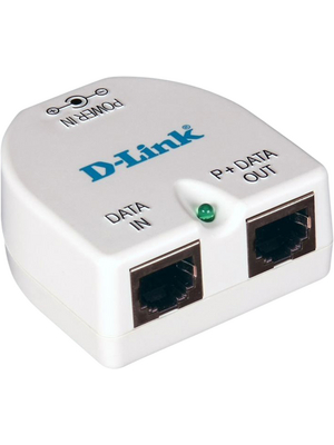 D-Link - DPE-101GI - PoE Injector, RJ-45 10/100/1000 Base-T-RJ-45 10/100/1000 Base-T, DPE-101GI, D-Link