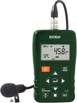 Extech Instruments - SL400 - Noise Dosimeter 30...143 dB 20 Hz...8 kHz, SL400, Extech Instruments