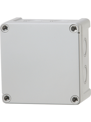 Fibox - TAM 111107 enclosure - Plastic enclosure grey, RAL 7035 110 x 65 mm ABS IP 65, Grey knock-out base with grey cover, TAM 111107 enclosure, Fibox