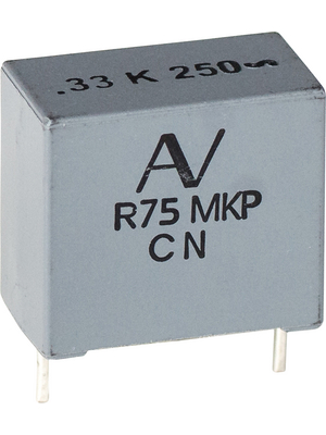 KEMET - R75LF22204000K - Capacitor, radial 22 nF 10% 560 VDC / 250 VAC, R75LF22204000K, KEMET