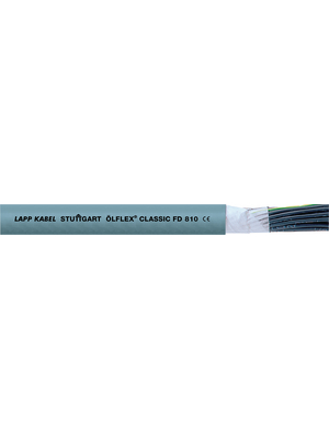 Lapp - 0026150/50 - Mains cable   3  Cores,   3 x1.50 mm2 Bare copper stranded wire unshielded PVC, 0026150/50, Lapp