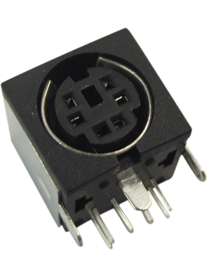 Lumberg Connect GmbH - TM 0508 A/4 - Mini DIN PCB Socket TM 0508 4 PCB Pins N/A, TM 0508 A/4, Lumberg Connect GmbH