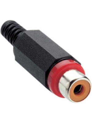 Lumberg Connect GmbH - XKTO 1 rot - RCA Socket black red, XKTO 1 rot, Lumberg Connect GmbH