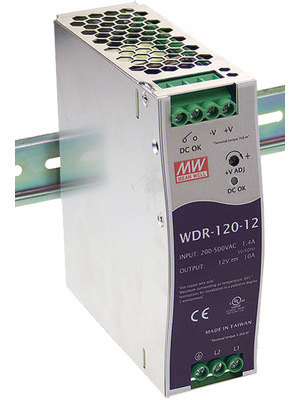 Mean Well - WDR-120-12 - Switched-mode power supply / 10.0 A, WDR-120-12, Mean Well