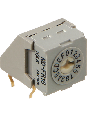 NKK - NDFR16H - Rotary Coding DIP Switch HEX 3+3, NDFR16H, NKK