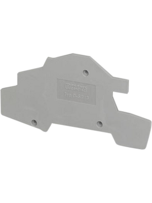 Phoenix Contact - D-STI/3 - End plate, grey, D-STI/3, Phoenix Contact