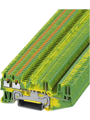 Phoenix Contact - PT 1,5/S-QUATTRO/2P-PE - Terminal block N/A green/yellow, 0.14...1.5 mm2, 3212413, PT 1,5/S-QUATTRO/2P-PE, Phoenix Contact