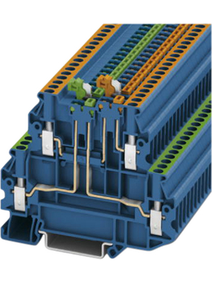 Phoenix Contact - UTT 2,5-2MT-P/P BU - Knife disconnect terminal block blue 0.14...4 mm2, UTT 2,5-2MT-P/P BU, Phoenix Contact