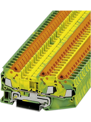 Phoenix Contact - QTC 2,5-TWIN-PE - Ground modular terminal block QTC N/A green / yellow, 0.5...2.5 mm2, 3206474, QTC 2,5-TWIN-PE, Phoenix Contact