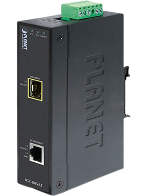 Planet - IGT-805AT - Converter, RJ-45 10/100/1000 Base-T, 100/1000 BASE-X SFP, IGT-805AT, Planet