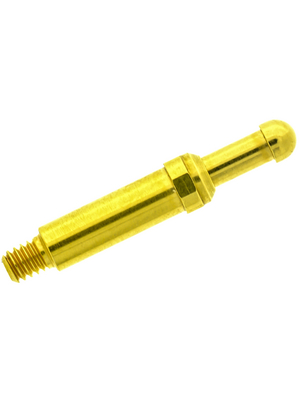 PTR Messtechnik - 5110/G-D-1.5N-AU-2.3 C - Spring contact 10 A 17.1 mm Round Head, 5110/G-D-1.5N-AU-2.3 C, PTR Messtechnik