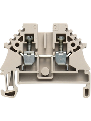 Weidmller - WDU 2.5N ZQV - 1040800000 - Terminal block W-Series N/A Dark Beige, 0.5...4 mm2, WDU 2.5N ZQV - 1040800000, Weidmller