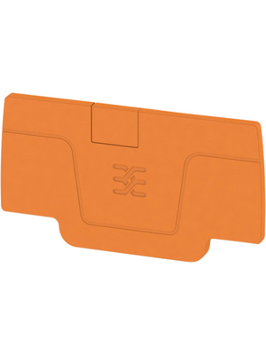 Weidmller - AEP 2C 2.5 OR - 2052290000 - End plate N/A 53 x 2.1 x 29 mm orange A, AEP 2C 2.5 OR - 2052290000, Weidmller