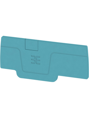 Weidmller - AEP 3C 2.5 BL - 1521520000 - End plate N/A 64 x 2.1 x 29 mm blue A, AEP 3C 2.5 BL - 1521520000, Weidmller