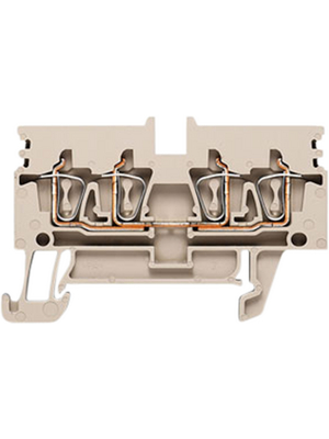 Weidmller - ZDU 2.5N/4AN - 1933740000 - Terminal block Z Series N/A Dark Beige, 0.5...2.5 mm2, ZDU 2.5N/4AN - 1933740000, Weidmller