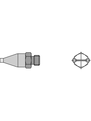 Weller - FD2 - Hot air nozzle, FD2, Weller