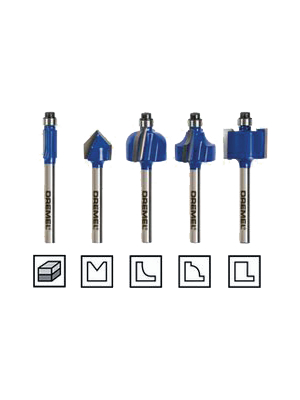 Dremel - Dremel TR675 - Routing bit set, Dremel TR675, Dremel