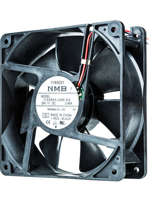 NMB - 11938KA-24M-EA-00 - Axial fan 119 x 119 x 38.4 mm 200.4 m3/h 24 VDC 8.40 W, 11938KA-24M-EA-00, NMB