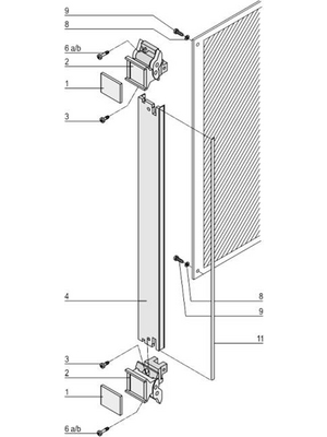 Pentair Schroff - 20848-691 - Plug-in unit, 6 HE, 4 TE, 20848-691, Pentair Schroff