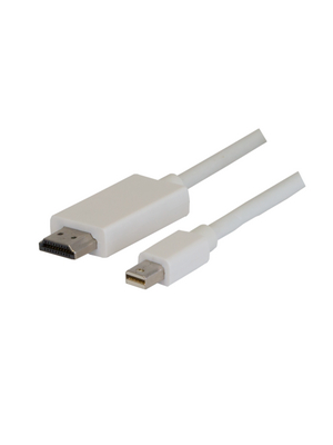 Maxxtro - PB-3610-06 - Mini DisplayPort - HDMI cable m - m 1.80 m white, PB-3610-06, Maxxtro