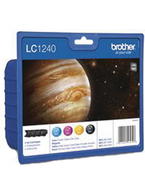 Brother - LC-1240VALBP - Ink value pack LC-1240VALBP Cyan / magenta / yellow / black, LC-1240VALBP, Brother