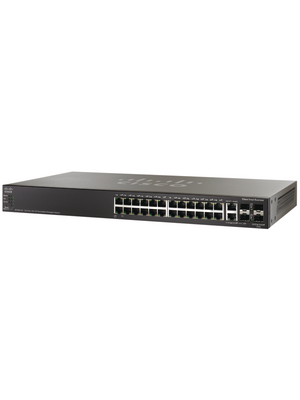 Cisco Small Business - SF500-24P-K9-G5 - Switch 24x 10/100 PoE, 2x 1000 4x SFP 19", SF500-24P-K9-G5, Cisco Small Business