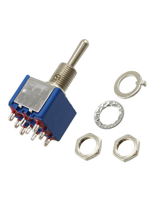 Apem - 5659AB - Toggle switch Standard Lever on-off-on 3P, 5659AB, Apem