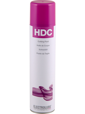 Electrolube - HDC 400, CH DE - Cutting oil spray Spray 400 ml, HDC 400, CH DE, Electrolube