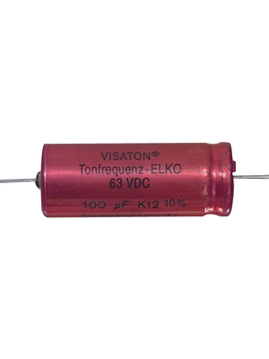 Visaton - TONFREQ-ELKOS / BIPOL 100, 5388 - Crossover Foil capacitor, TONFREQ-ELKOS / BIPOL 100, 5388, Visaton