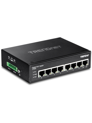 Trendnet - TI-PG80 - Managed switch 8 PoE DIN-Rail, TI-PG80, Trendnet