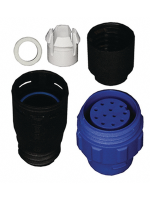 Bulgin - PX0411/12S/6065 - Coupling socket Buccaneer 400, 12-pole Poles 12, PX0411/12S/6065, Bulgin