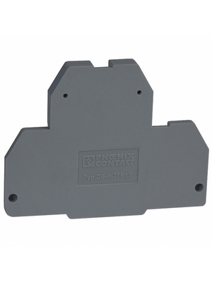 Phoenix Contact - DG-MTTB 1,5 - Spacer cover grey, DG-MTTB 1,5, Phoenix Contact