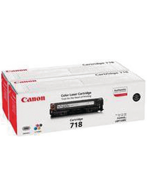 Canon Inc - 2662B005 - Toner duopack CRG 718BK VP black, 2662B005, Canon Inc