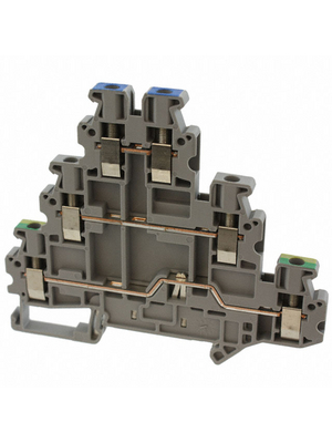 Phoenix Contact - UT 2,5-PE/L/N - Terminal block grey 0.14...4 mm2, UT 2,5-PE/L/N, Phoenix Contact