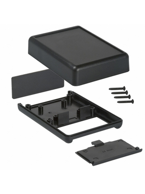 Hammond - 1593PBK - Shell case  black 66 x 28 mm ABS IP 40 N/A, 1593PBK, Hammond