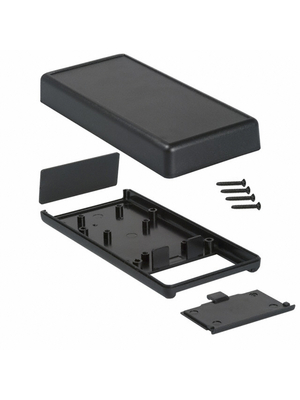 Hammond - 1593YBK - Shell case  black 66 x 28 mm ABS IP 40 N/A, 1593YBK, Hammond