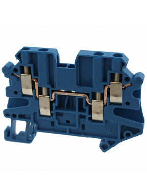 Phoenix Contact - UT 2,5-QUATTRO BU - Terminal block blue 0.14...2.5 mm2, UT 2,5-QUATTRO BU, Phoenix Contact