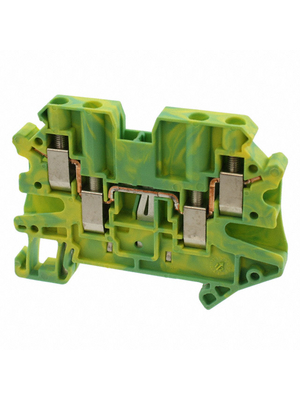 Phoenix Contact - UT 4-QUATTRO PE - Terminal block green-yellow 0.14...4 mm2, UT 4-QUATTRO PE, Phoenix Contact