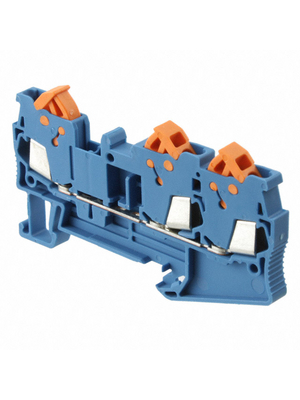 Phoenix Contact - QTC 1,5-TWIN BU - Terminal block blue 0.25...1.5 mm2, QTC 1,5-TWIN BU, Phoenix Contact