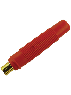 SKS Kontakttechnik - KUN 30 AU ROT / RED - Socket ? 4 mm red CAT I N/A, KUN 30 AU ROT / RED, SKS Kontakttechnik