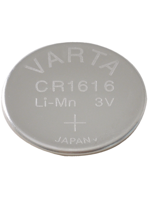 VARTA - CR1616 - Button cell battery,  Lithium, 3 V, 55 mAh, CR1616, VARTA