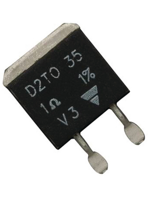 Vishay - D2TO035CR0100FTE3 - SMD Resistor, Thick film 10 mOhm,    1 %, D2TO35, D2TO035CR0100FTE3, Vishay