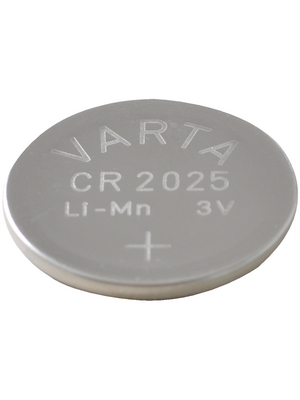 VARTA - CR2025 - Button cell battery,  Lithium, 3 V, 170 mAh, CR2025, VARTA