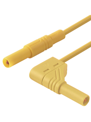 SKS Kontakttechnik - MLS WG 50/2.5 GELB / YELLOW - Safety test lead ? 4 mm yellow 50 cm 2.5 mm2 CAT III, MLS WG 50/2.5 GELB / YELLOW, SKS Kontakttechnik