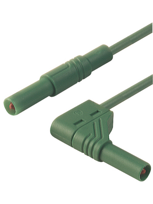 SKS Kontakttechnik - MLS WG 100/1 GRN / GREEN - Safety test lead ? 4 mm green 100 cm 1 mm2 CAT III, MLS WG 100/1 GRN / GREEN, SKS Kontakttechnik