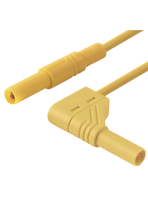 SKS Kontakttechnik - MLS WG 100/2.5 GELB / YELLOW - Safety test lead ? 4 mm yellow 100 cm 2.5 mm2 CAT III, MLS WG 100/2.5 GELB / YELLOW, SKS Kontakttechnik