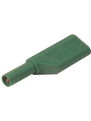 SKS Kontakttechnik - LAS S WS GRUEN / GREEN - Safety plug ? 4 mm green CAT II N/A, LAS S WS GRUEN / GREEN, SKS Kontakttechnik